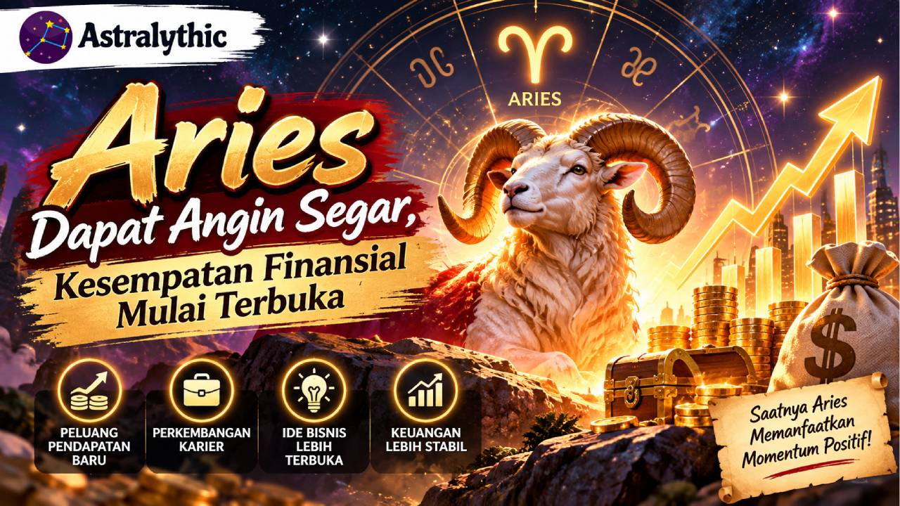 Aries Dapat Angin Segar, Kesempatan Finansial Mulai Terbuka