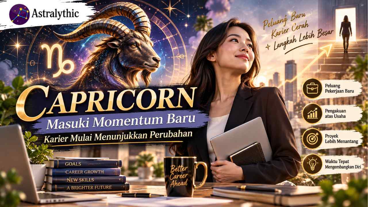Capricorn Masuki Momentum Baru, Karier Mulai Menunjukkan Perubahan