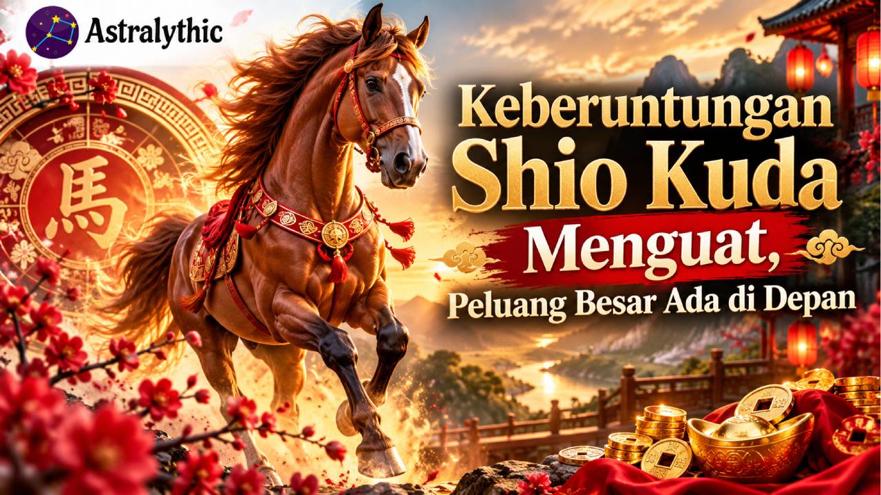 Keberuntungan Shio Kuda Menguat, Peluang Besar Ada di Depan