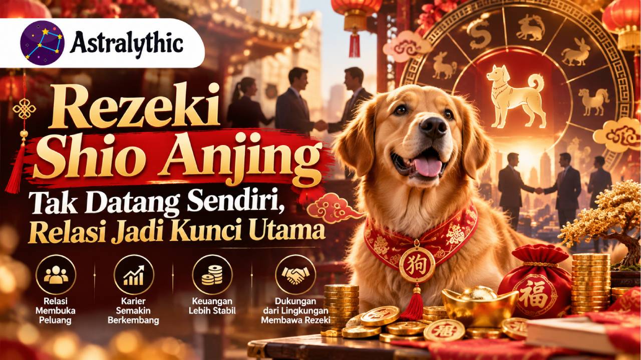 Rezeki Shio Anjing Tak Datang Sendiri, Relasi Jadi Kunci Utama