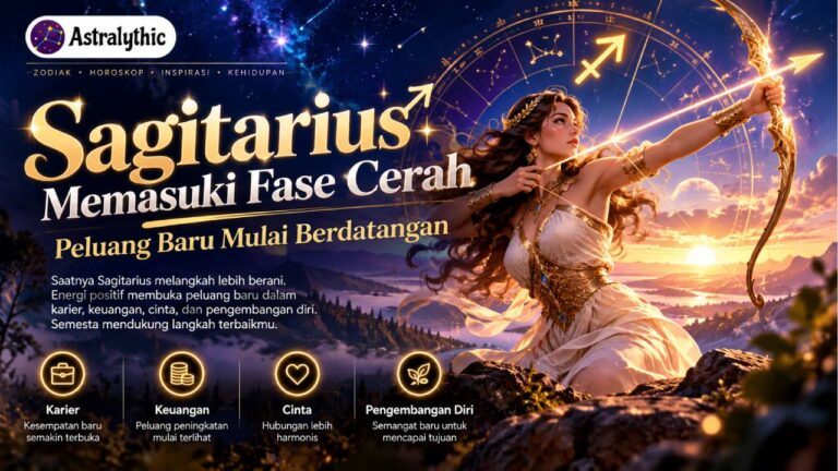 Sagitarius Memasuki Fase Cerah, Peluang Baru Mulai Berdatangan