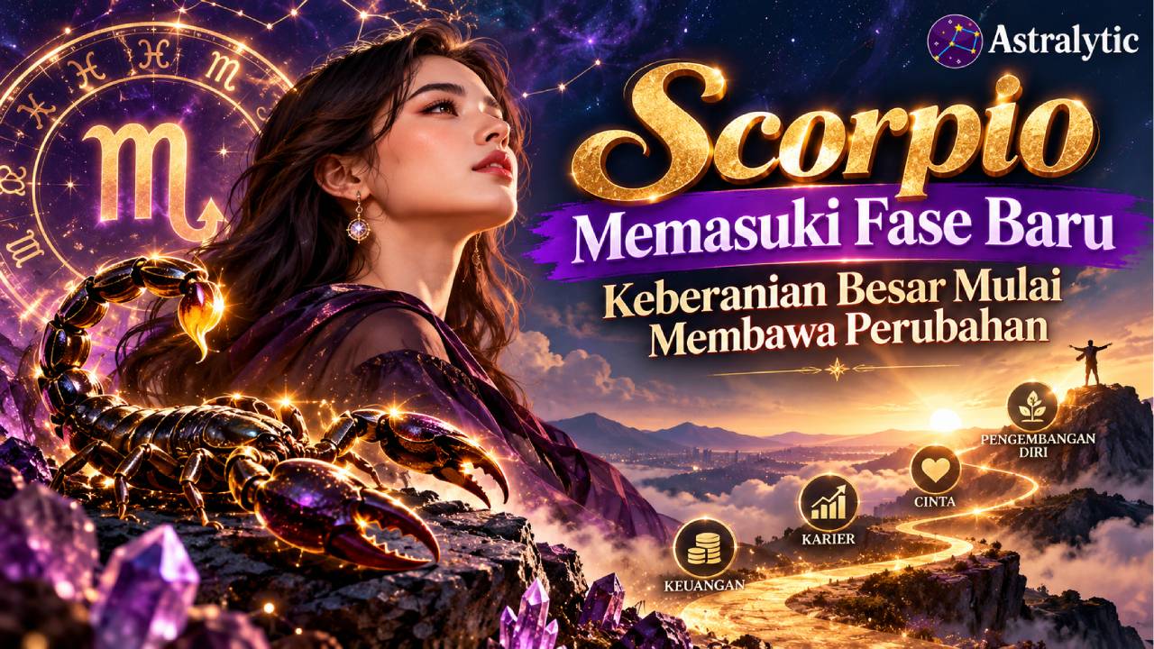 Scorpio Memasuki Fase Baru, Keberanian Besar Mulai Membawa Perubahan