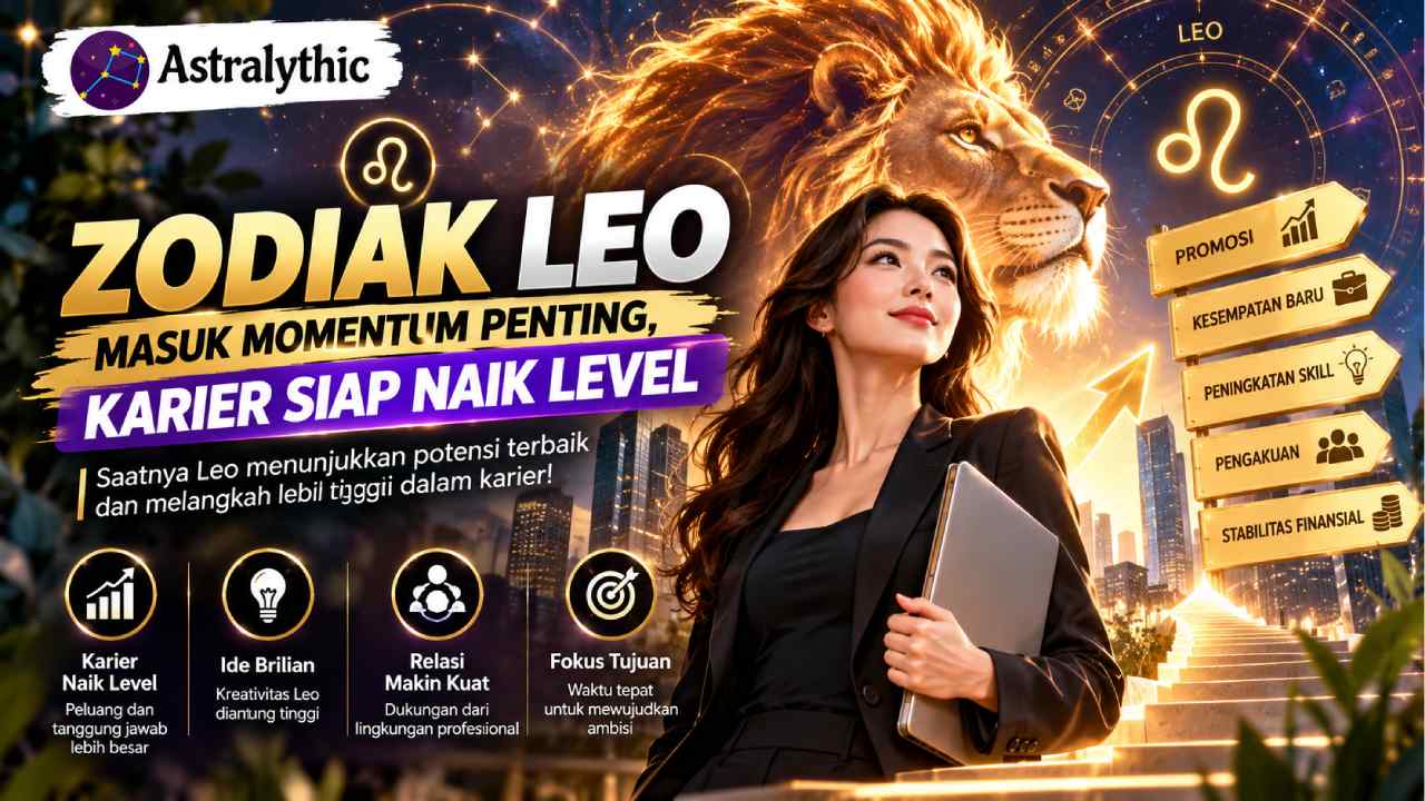 Zodiak Leo Masuk Momentum Penting, Karier Siap Naik Level